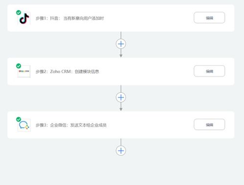 抖音企業號如何無需開發輕松連接CRM 企業微信 釘釘 表單等系統