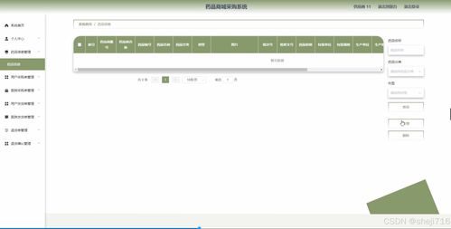 flask框架藥品商城采購系統c96vv9 程序 論文 python